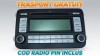 Radio Auto VW RCD 300 MP3 Original 1K0 035 186 AD Grundig cu Cod Deblocare, FM AM Functional, Se Vede Bucuresti Transport Gratuit