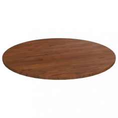 vidaXL Blat de masă rotund maro &icirc;nchis &Oslash;60x1,5 cm lemn stejar tratat