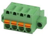Conector regletă de conexiuni deconectabilă COMBICON M - 4 pini, 12A