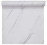 Set 3 X Folie Autocolant Marmura alba 60 x 200 Autoadeziv Rezistent pentru Mobila