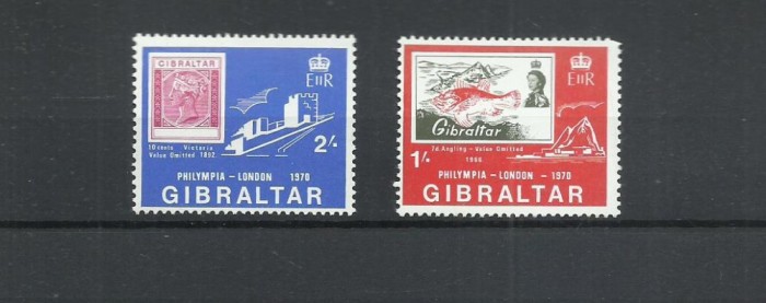 TSV* - GIBRALTAR 1970 MICHEL 241-242 MNH/** LUX