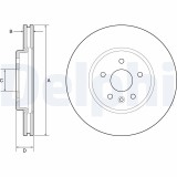DELPHI BG4783C Disc frana