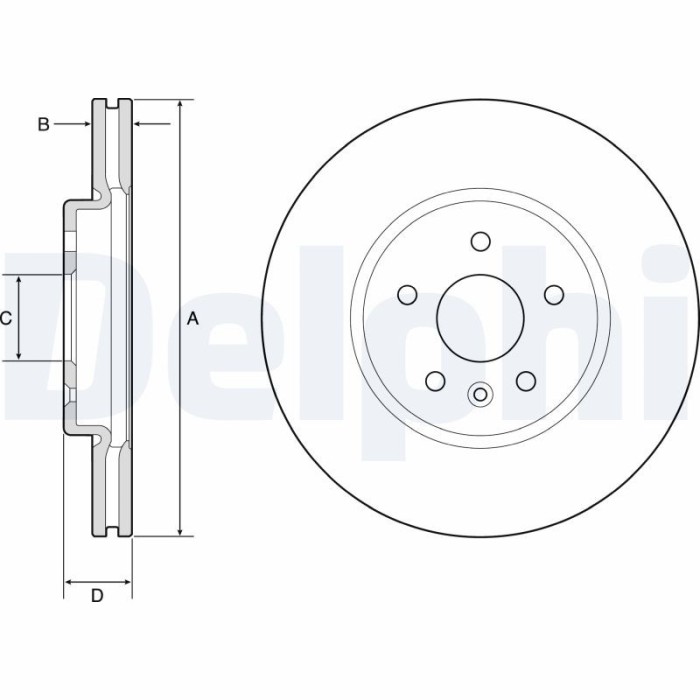 DELPHI BG4783C Disc frana