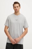 Marc O&#039;Polo tricou din bumbac DENIM barbati, culoarea gri, cu imprimeu, 5000005125