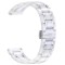 Curea ceramica, compatibila Honor Magic Watch 2 42mm, telescoape QR, Ceramic Snow