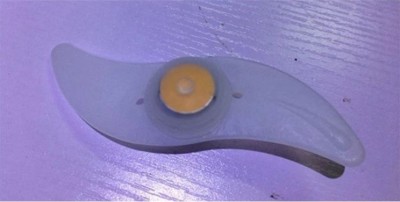 Set 2 x leduri galbene roata pentru tuning bicicleta , vizibilitate crescuta foto