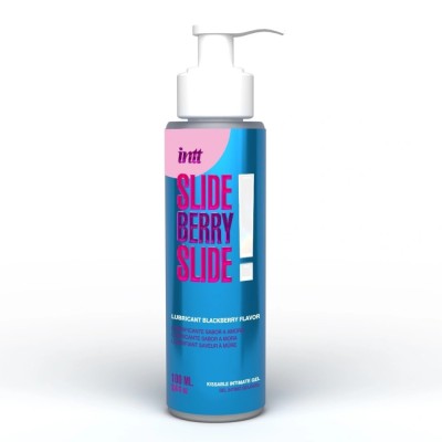 Lubrifiant Slide Berry Slide pe Baza de Apa, Aroma Mure, 100 ml foto