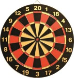Joc darts Sunflex ALLROUND pe suport de hartie pentru sageti varf metalic, diametru 43cm