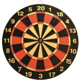 Joc darts Sunflex ALLROUND pe suport de hartie pentru sageti varf metalic, diametru 43cm