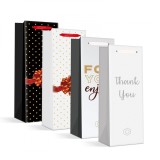 Geanta cadou sticle - hartie - 360 x 127 x 83 mm - 4 tipuri / pachet Best CarHome