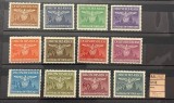 Germania &ndash; Generalgouvernement, set &bdquo;Vultur imperial și arhitectură&rdquo;, valori 6&ndash;100 Gr, MNH (Mi. 25&ndash;36)-A1000