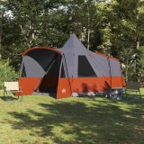 vidaXL Cort Teepee cu acoperiș Gri și Portocalie 720 x 465 x 295 cm 42003998