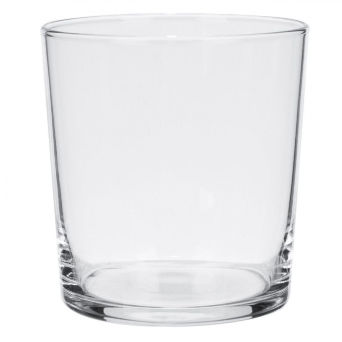 Pahar Sticlă Bistro, Transparent, Capacitate 380ml, 8.5x9cm, Compatibil Mașină de Spălat Vase