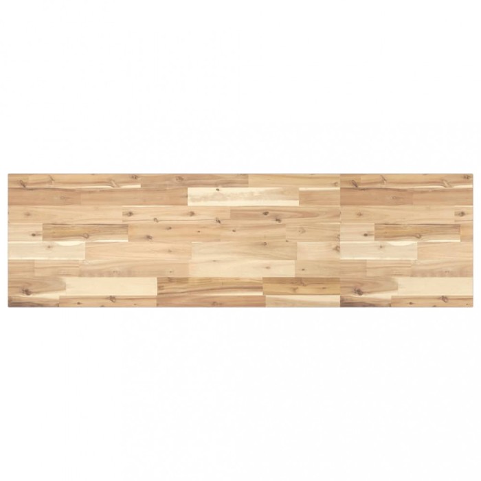 vidaXL Blat de baie netratat, 120x40x2 cm, lemn masiv de acacia 3279658