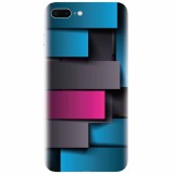 Husa silicon pentru Apple Iphone 7 Plus, Cool Abstract
