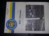 Brosura fotbal FC.LOKOMOTIVE LEIPZIG 1979/1980,BFC DYNAMO,de colectie,T.GRATUIT, Necirculata, Printata