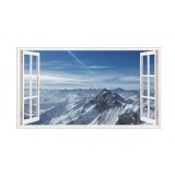 Autocolant decorativ, Fereastra, Multicolor, 83 cm, 552STC