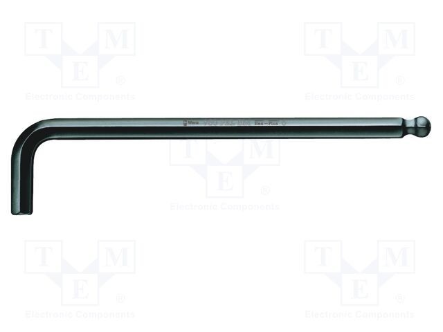 Cheie imbus HEX 8mm WERA Hex-Plus, sferic, 200mm, oțel