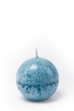 Lumanare parfumata, Sfera diametru 6,5 cm, Albastru, Oceanic, DARIALEX ART