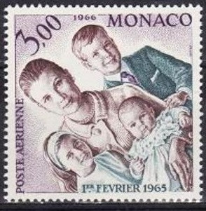 C4762 - Monaco 1966 - Fam.regala neuzat,perfecta stare foto