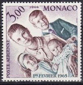 C4762 - Monaco 1966 - Fam.regala neuzat,perfecta stare