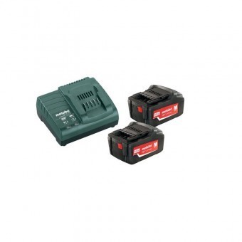 Set 2 baterii cu incarcator pentru scule Metabo, 4 Ah foto