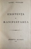 EXISTENTA SI MANIFESTAREA( NOUA TEORIE A EVOLUTIEI),CONST.FOTACHI/,,MINERVA&quot;1913