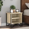 Set 2 Noptiere Gossi Stejar Sonoma 40x30x40 cm Lemn prelucrat PAL Stil Industrial