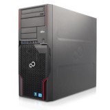 Unitate PC Workstation Refurbished Fujitsu Celsius W520 Tower, Xeon E3-1270 V2, 32 GB RAM, 512 GB SSD, Nvidia Quadro 2000, DVD/RW, Windows 10 Pro, Sta