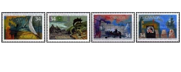 Canada 1986 - explorare, serie neuzata