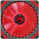 Ventilator 140 mm Marvo FN-16 red LED