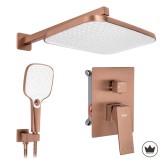 Set de dus incastrat Rea Joe Brush Copper + BOX