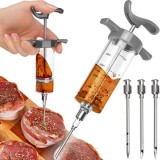 Seringa pentru injectat carne Ruhhy 50 ml cu 3 ace inox