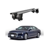 Bare transversale plafon Audi A8 D5 4N 2017+ din aluminiu, argintii/negre