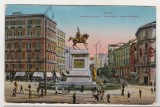 bnk cp Napoli - Piata cu monumentul Vittorio Emanuele