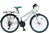 Bicicleta MTB Dame Vision Elegance Culoare Alb/Albastru Roata 26&quot; Otel Cod:242608000107