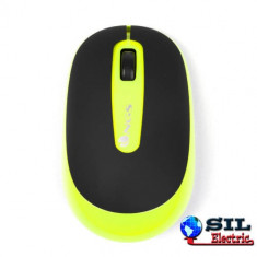 Mouse wireless USB 1000 dpi galben Ngs foto