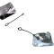 Ornament carlig de remorcare MERCEDES Clasa ML (W166), 11.2011-09.2015, fata, , cromat, fara modele AMG