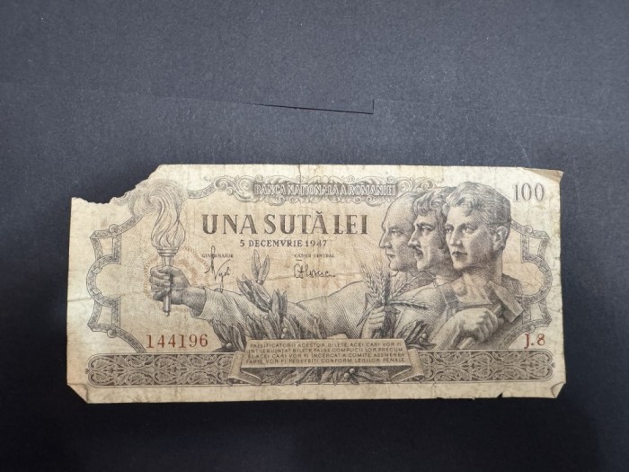 100 lei 1947, lot 5 bancnote