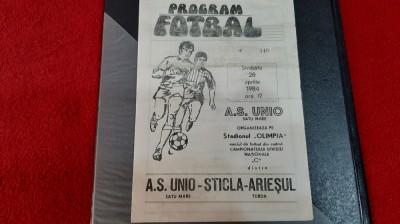 program Unio Satu Mare - Sticla A. Turda foto