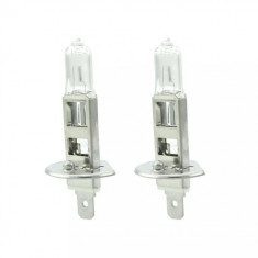 Set de 2 becuri Halogen H1, 55W, +50% Intensitate