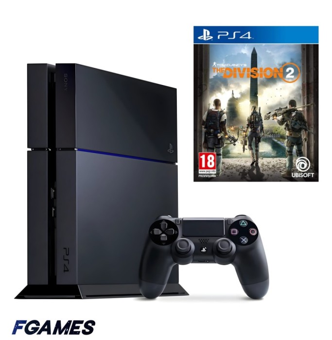 Consola Sony Playstation 4 Ps4 1tb + Controller + Tom Clancy&amp;#x2019;s The Division 2 PlayStation 4, Second-Hand