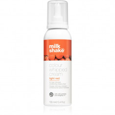 Milk Shake Colour Whipped Cream spuma tonica pentru toate tipurile de păr Light Red 100 ml