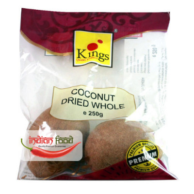 KINGS DRIED COCONUT WHOLE (Nuca de Cocos) 250g foto