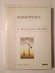 C. Rădulescu-Motru - Scrieri politice (1998)