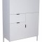 Secretaire din lemn masiv alb HMB406