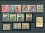 1919 , Lot timbre Emisiunile Cluj si Oradea - MNH , vezi descriere!, Nestampilat
