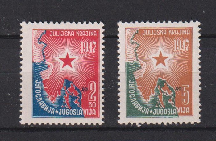 IUGOSLAVIA 1947 MI.527-528 MNH