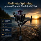 Mulineta Spinning pentru Pescuit, Model AD2000