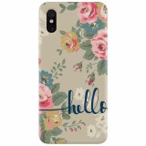 Husa silicon pentru Xiaomi Mi 8 Pro, Cute Flower Phone